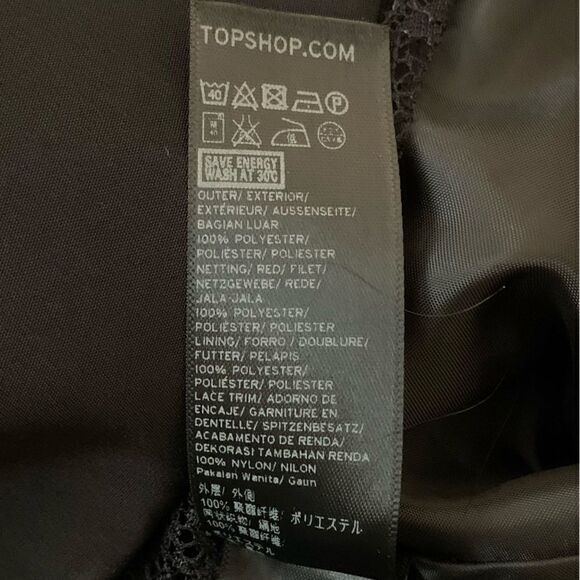 Topshop Chain Loop Lace Prom Dress - Picture 7 of 9